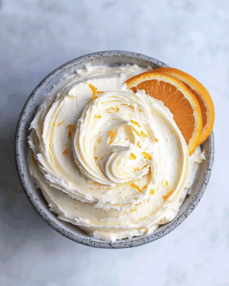 Vegan Orange Buttercream Frosting