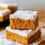 Vegan Pumpkin Cake Bars