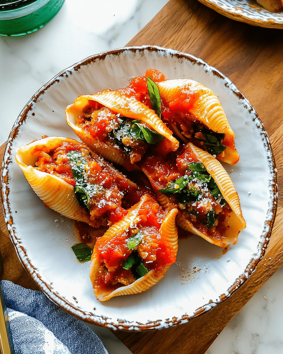 Vegan Stuffed Shells