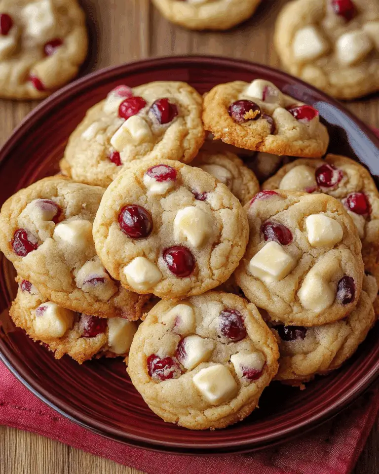 White Chocolate Cranberry Cookies