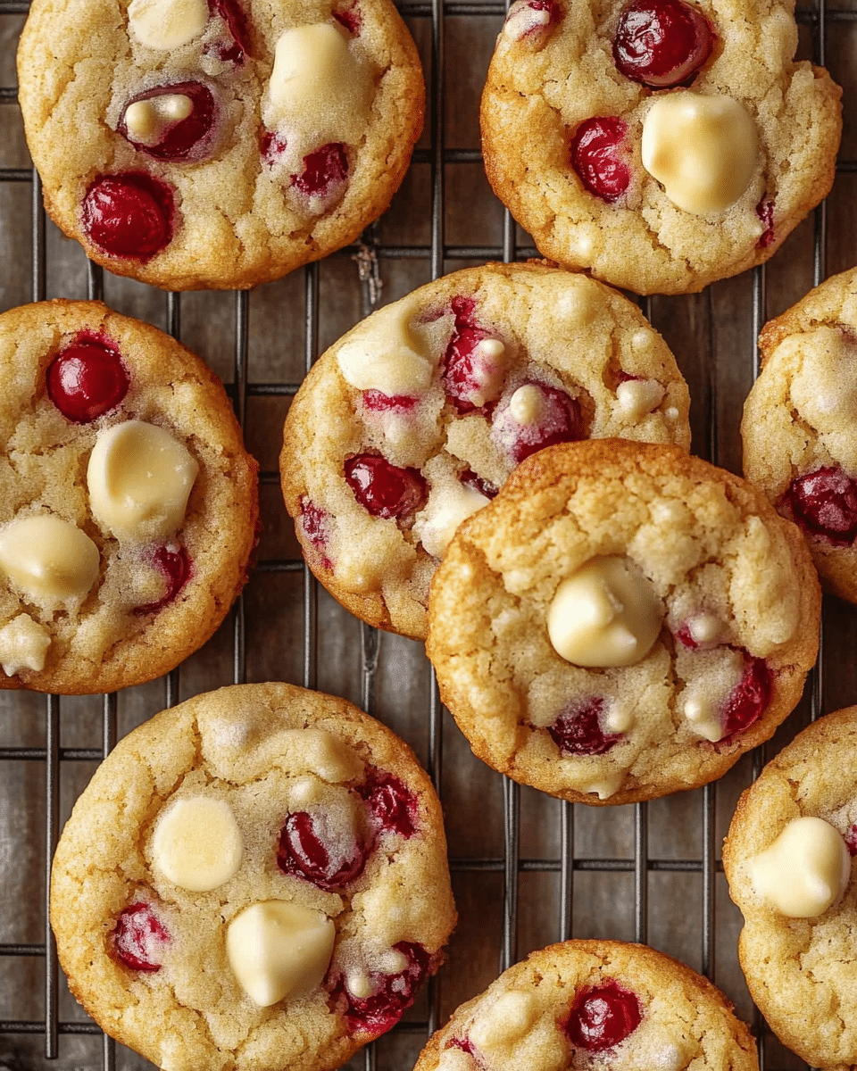 White Chocolate Cranberry Cookies