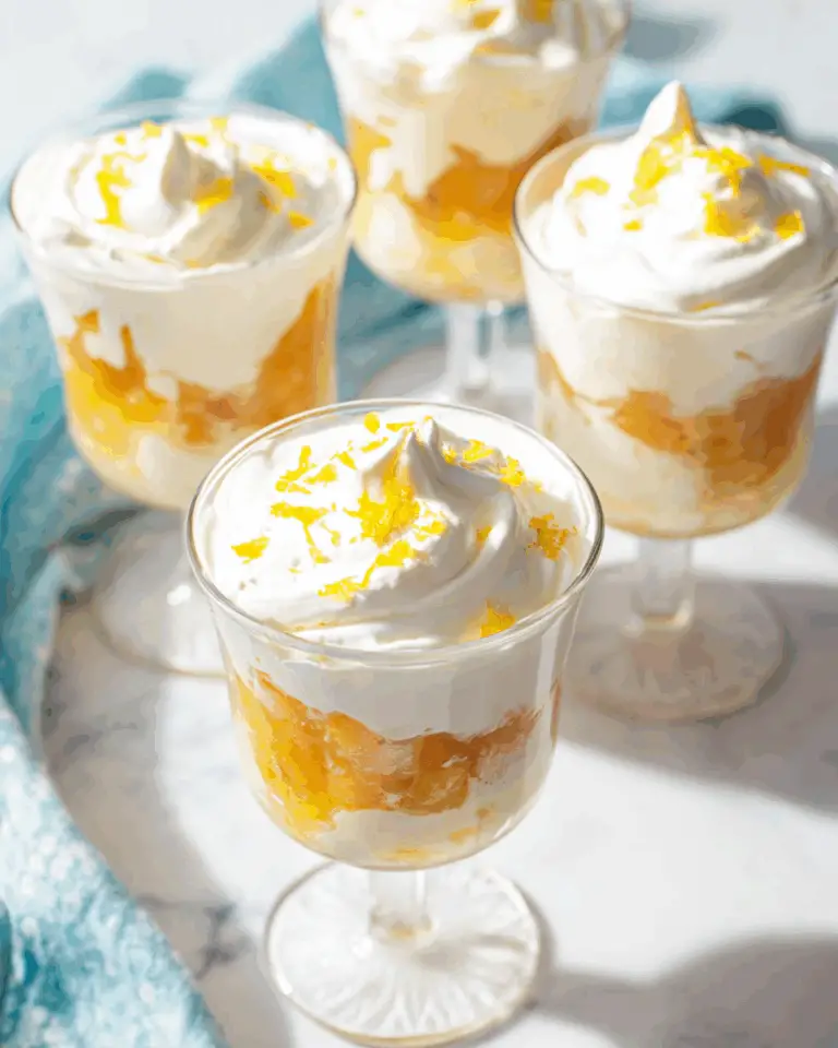 Peaches with Lightly Sweetened Whipped Cream