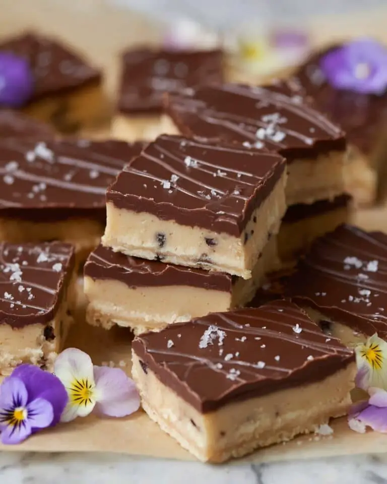 Healthy No-Bake Cookie Dough Bars Recipe