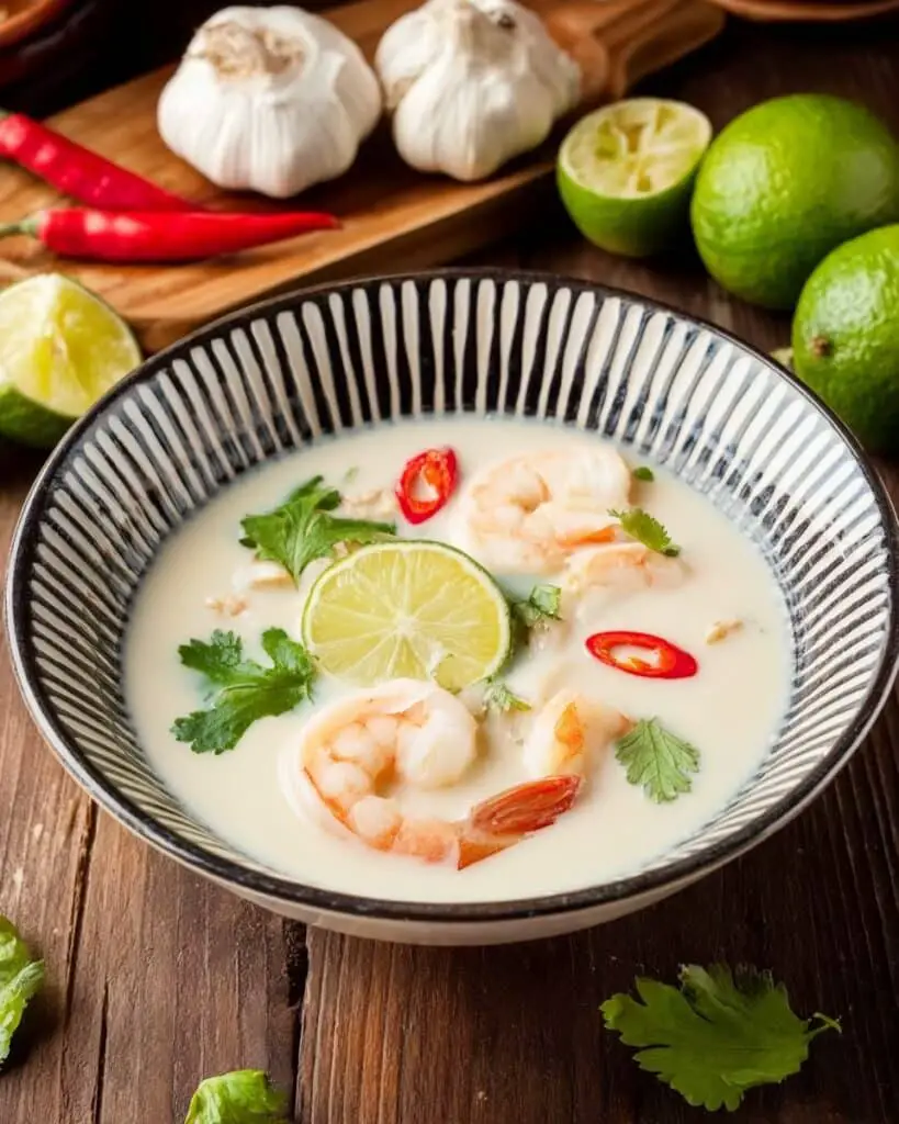 Thai Coconut Soup (Tom Kha) Recipe
