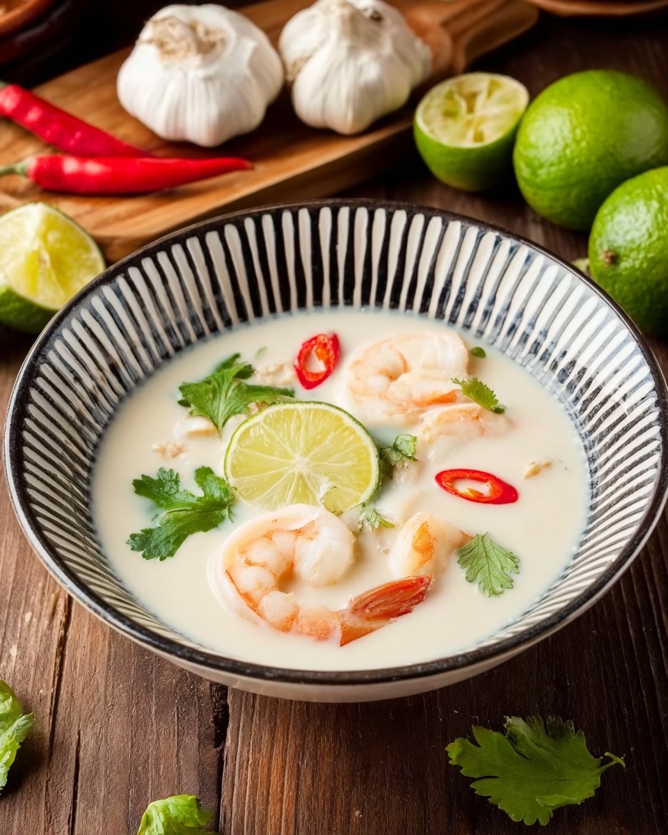 Thai Coconut Soup (Tom Kha) Recipe