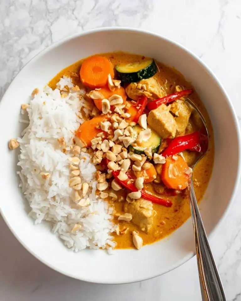Thai Chicken Peanut Curry Recipe