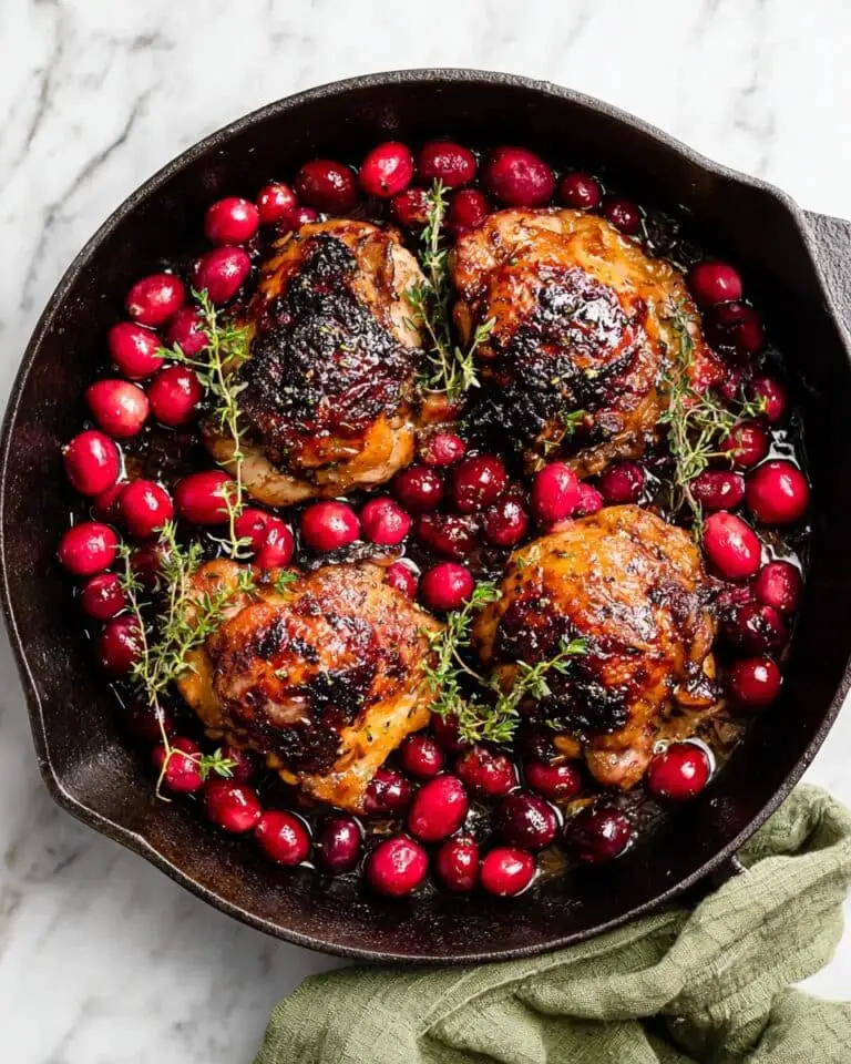Balsamic Roasted Cranberry Chicken Recipe
