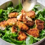 Lemony Chicken Schnitzels Salad Recipe