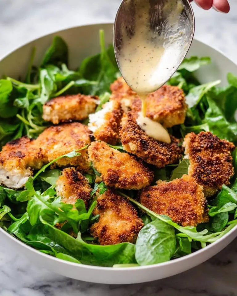 Lemony Chicken Schnitzels Salad Recipe