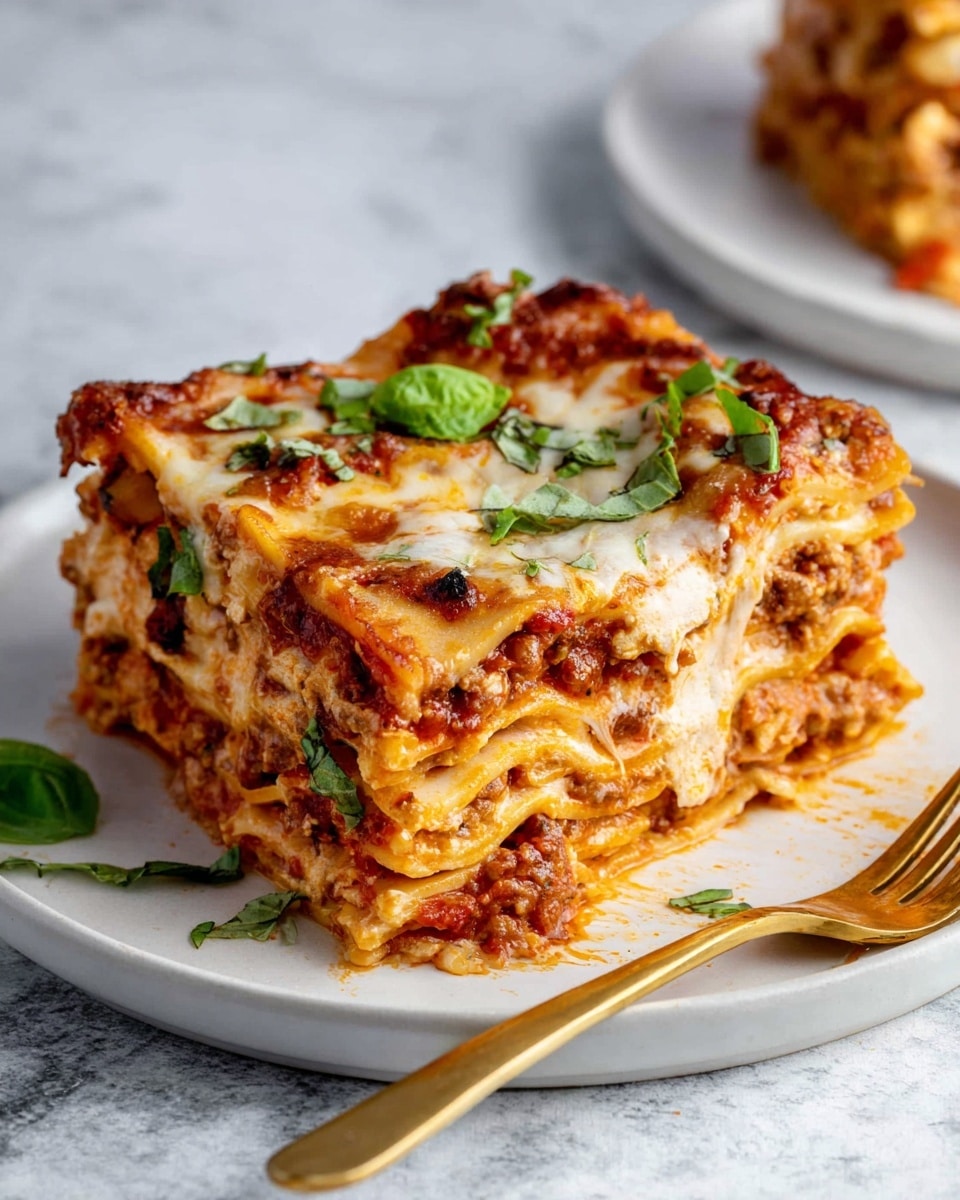 Eggplant Lasagna with Beef and Cheese Recipe