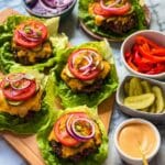 Low Carb Burger Lettuce Wraps Recipe