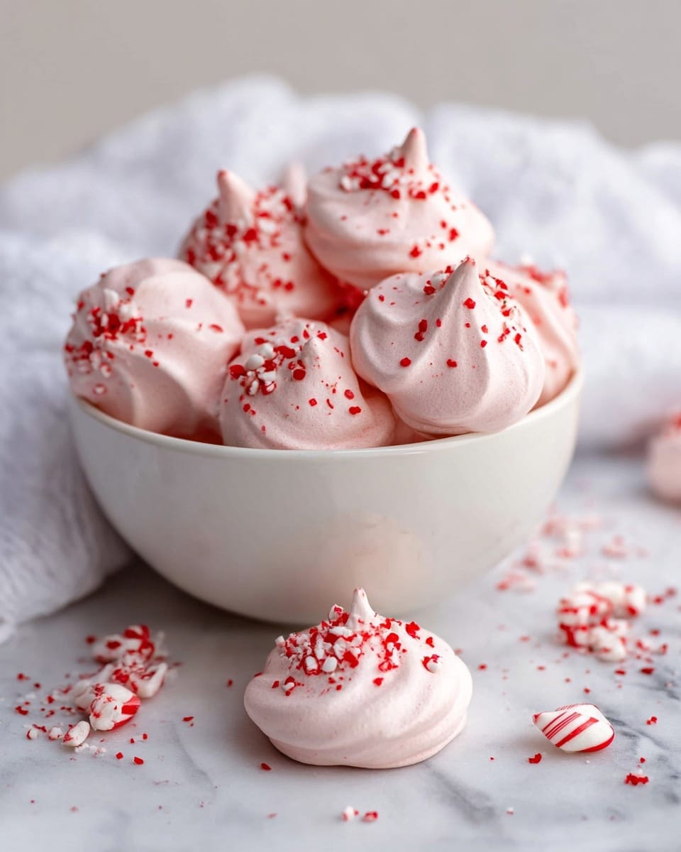 Peppermint Meringues Recipe