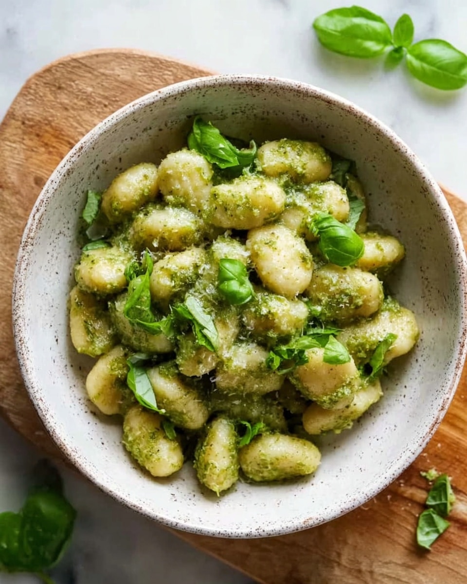 Homemade Vegan Gnocchi with Vegan Pesto Recipe