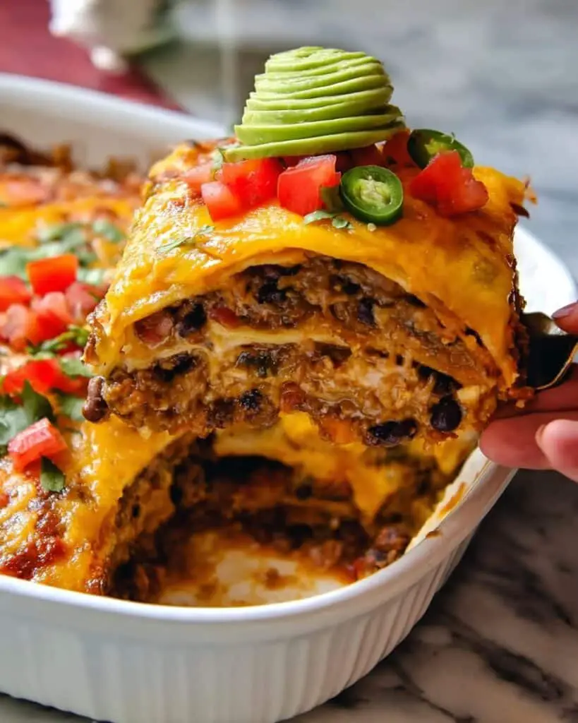 Beef Enchilada Casserole Recipe