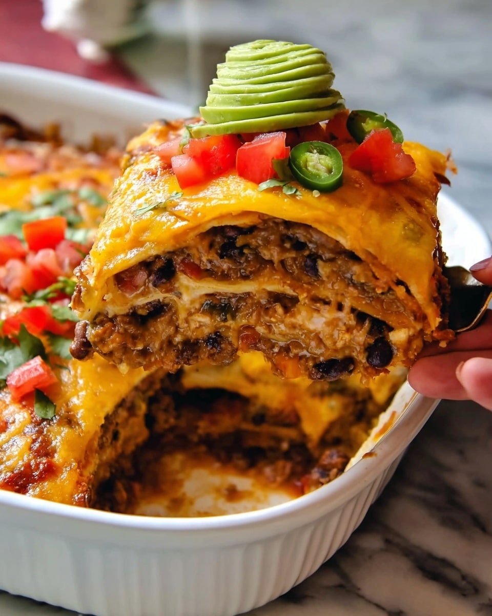 Beef Enchilada Casserole Recipe