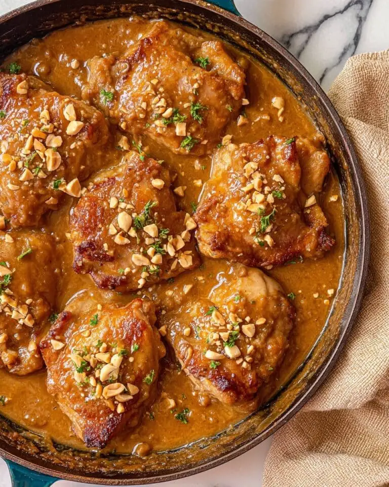 Baked Thai Peanut Chicken Recipe
