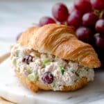 Vegan Chicken Salad with Almonds, Chickpeas, and Fruit Recipe