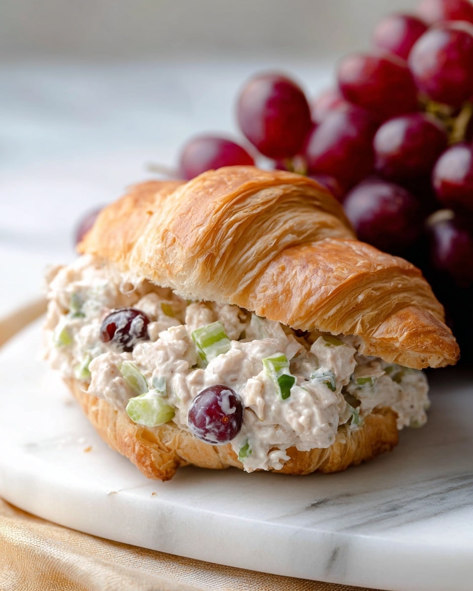Vegan Chicken Salad with Almonds, Chickpeas, and Fruit Recipe