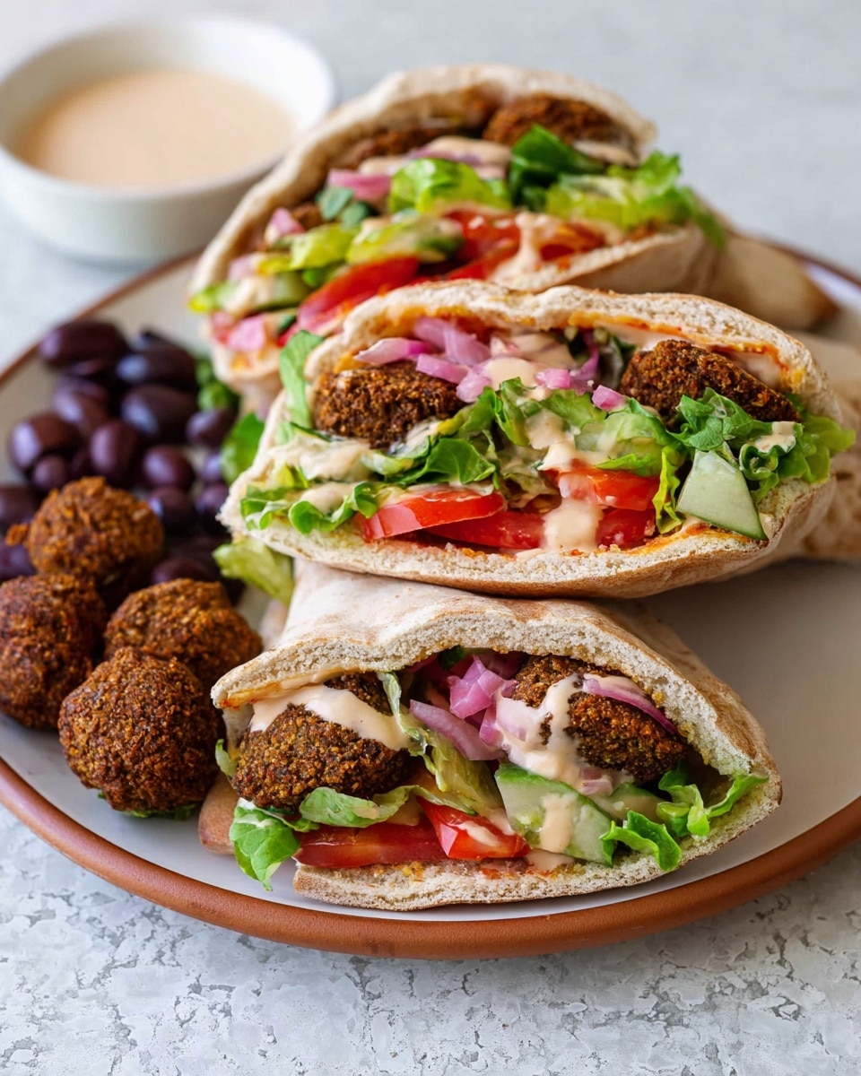 Falafel Pita Sandwich Recipe