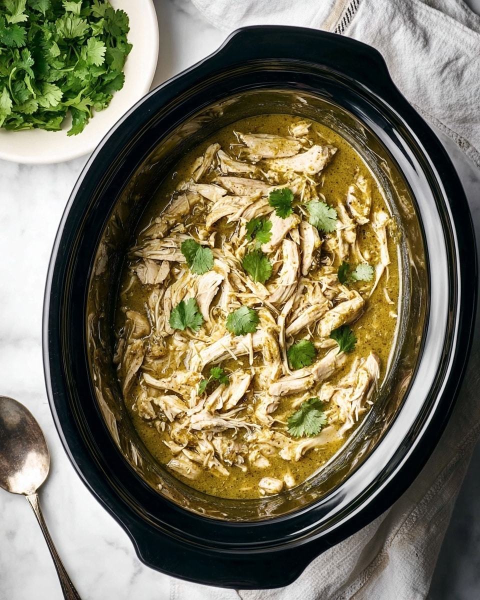 Crockpot Salsa Verde Chicken Recipe