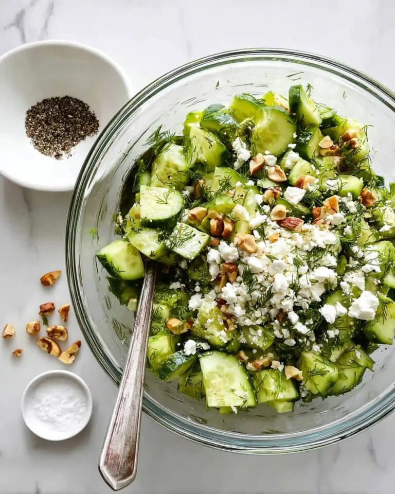 Smashed Cucumber Salad with Feta, Dill, and Avocado Recipe