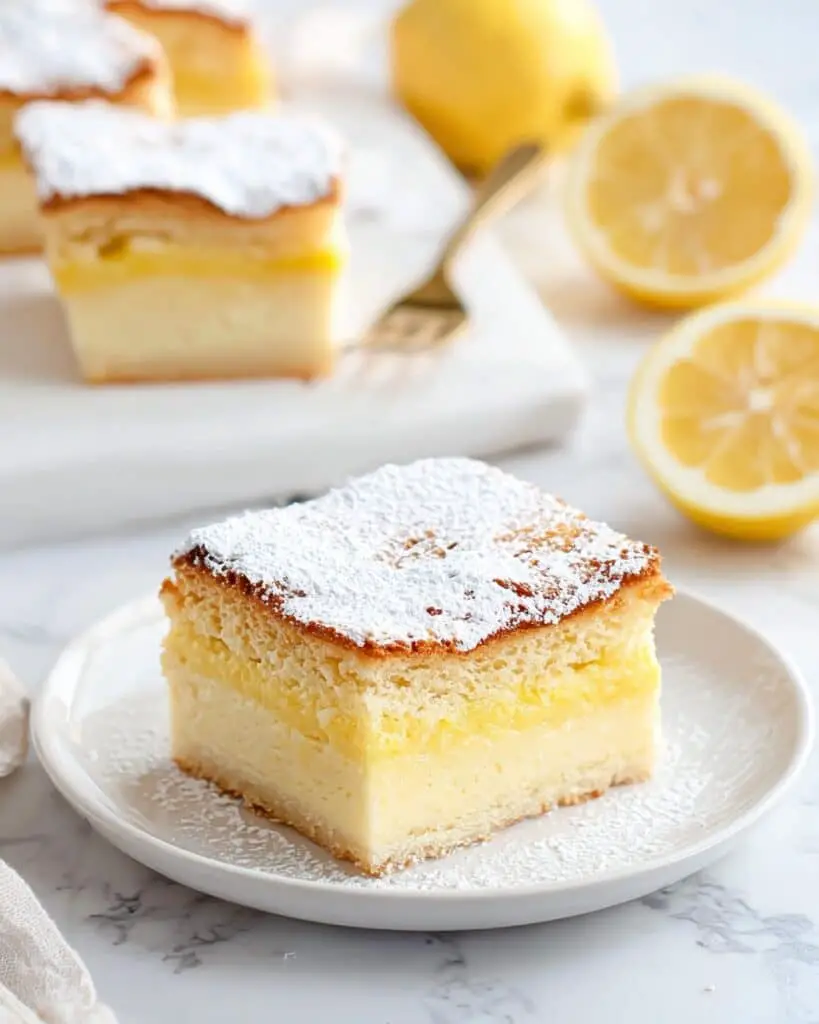 5 Ingredient Lemon Magic Cake Recipe
