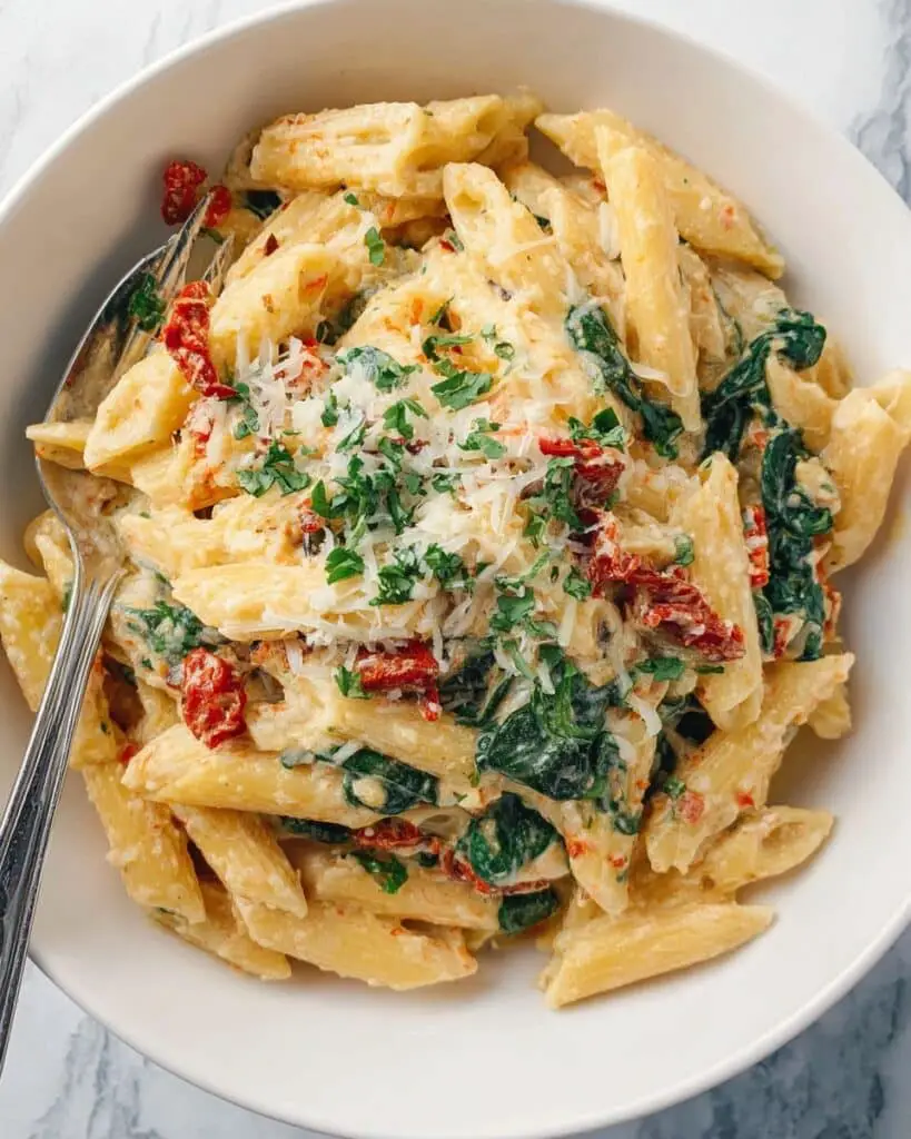 Easy Baked Feta Chicken Pasta Recipe