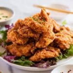 Crispy Japanese Chicken Karaage with Lemon and Kewpie Mayo Recipe