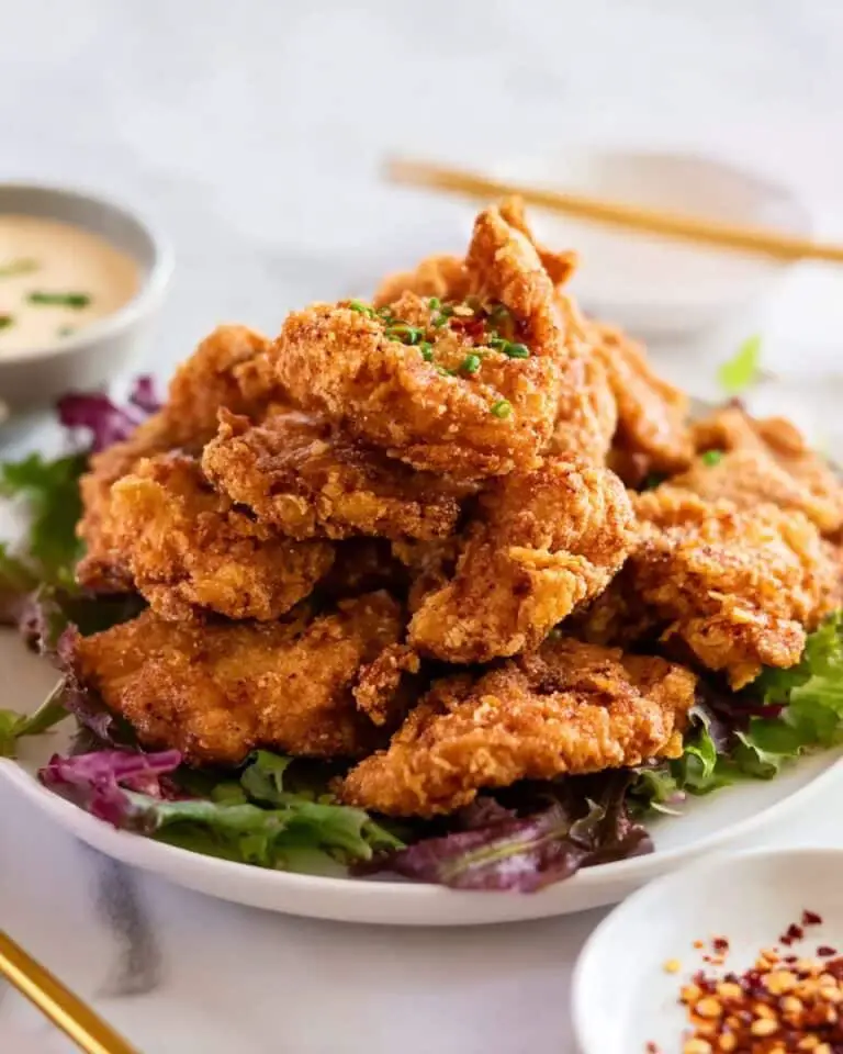 Crispy Japanese Chicken Karaage with Lemon and Kewpie Mayo Recipe