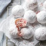 Cherry Almond Snowball Cookies Recipe
