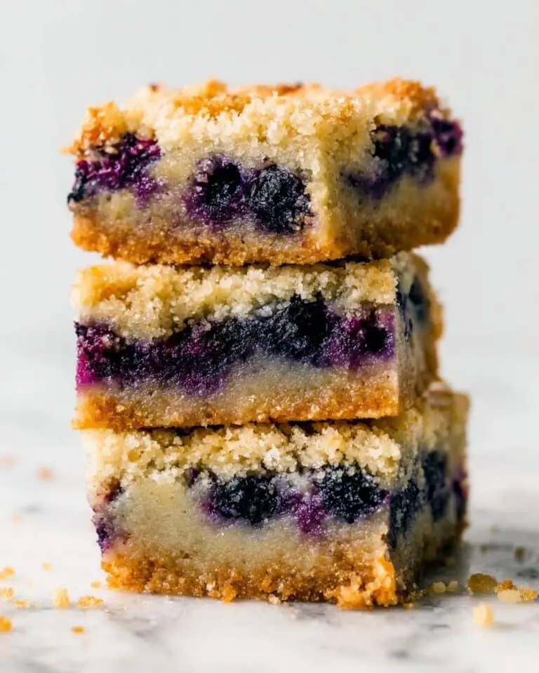 Almond Flour Blueberry Buckle Coffee Cake Recipe