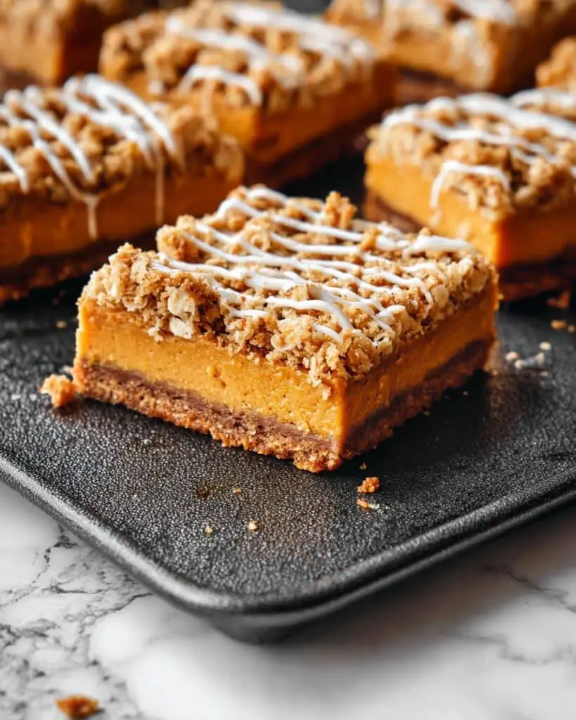 Pumpkin Cheesecake Bars with Streusel Topping Recipe