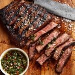 Garlic-Marinated Grilled Flank Steak Recipe
