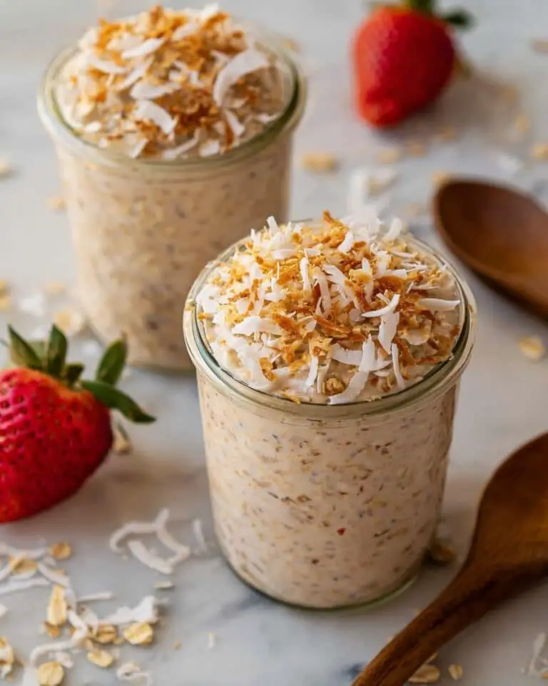 Coconut Cream Pie Overnight Oats Recipe