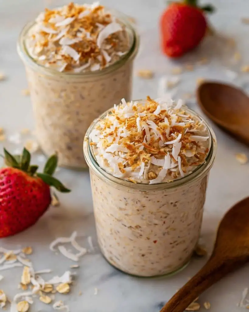Coconut Cream Pie Overnight Oats Recipe