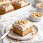 Vegan Peanut Butter Cake with Peanut Butter Frosting Recipe