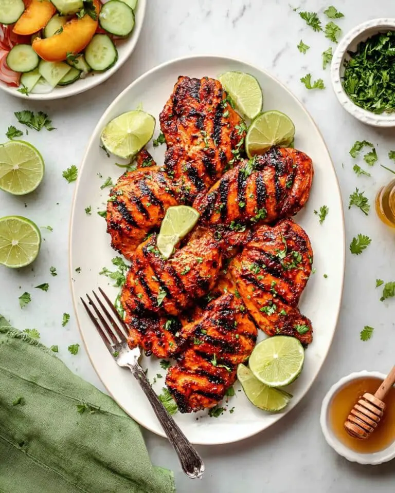 Honey Lime Grilled Chicken Thighs Recipe