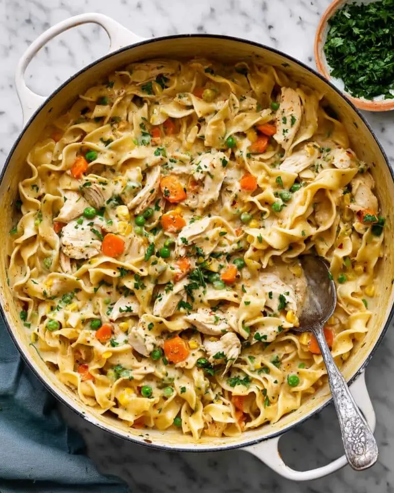 Chicken Pot Pie Pasta Recipe