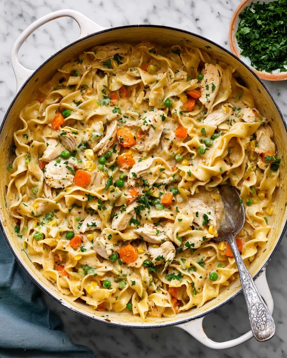 Chicken Pot Pie Pasta Recipe