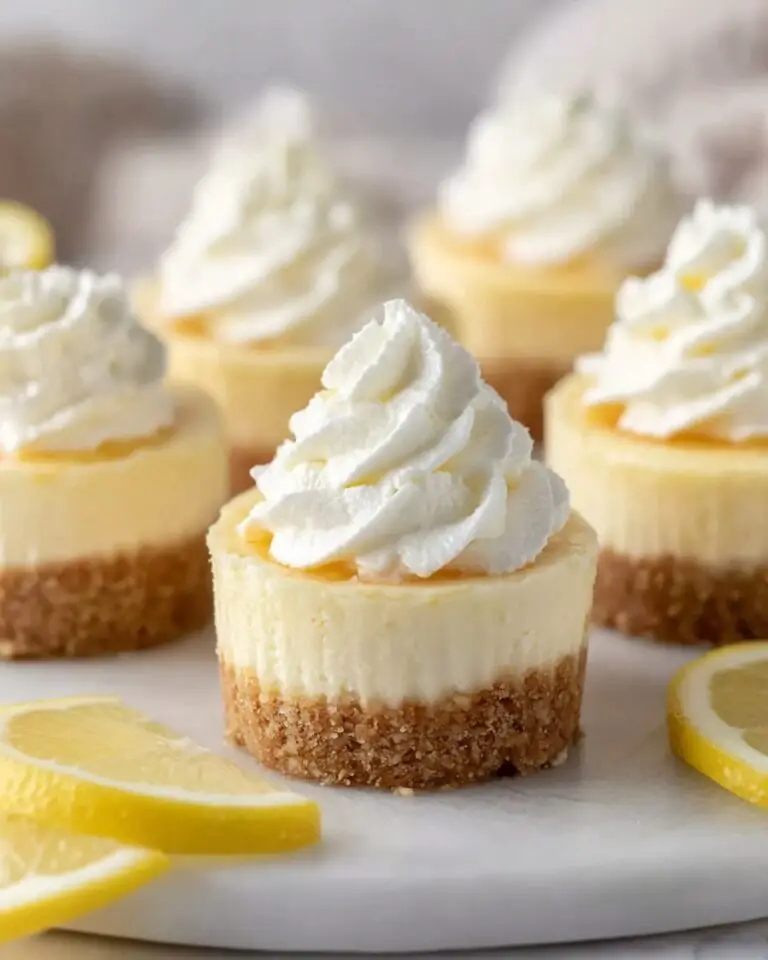 Mini Lemon Cheesecakes Recipe