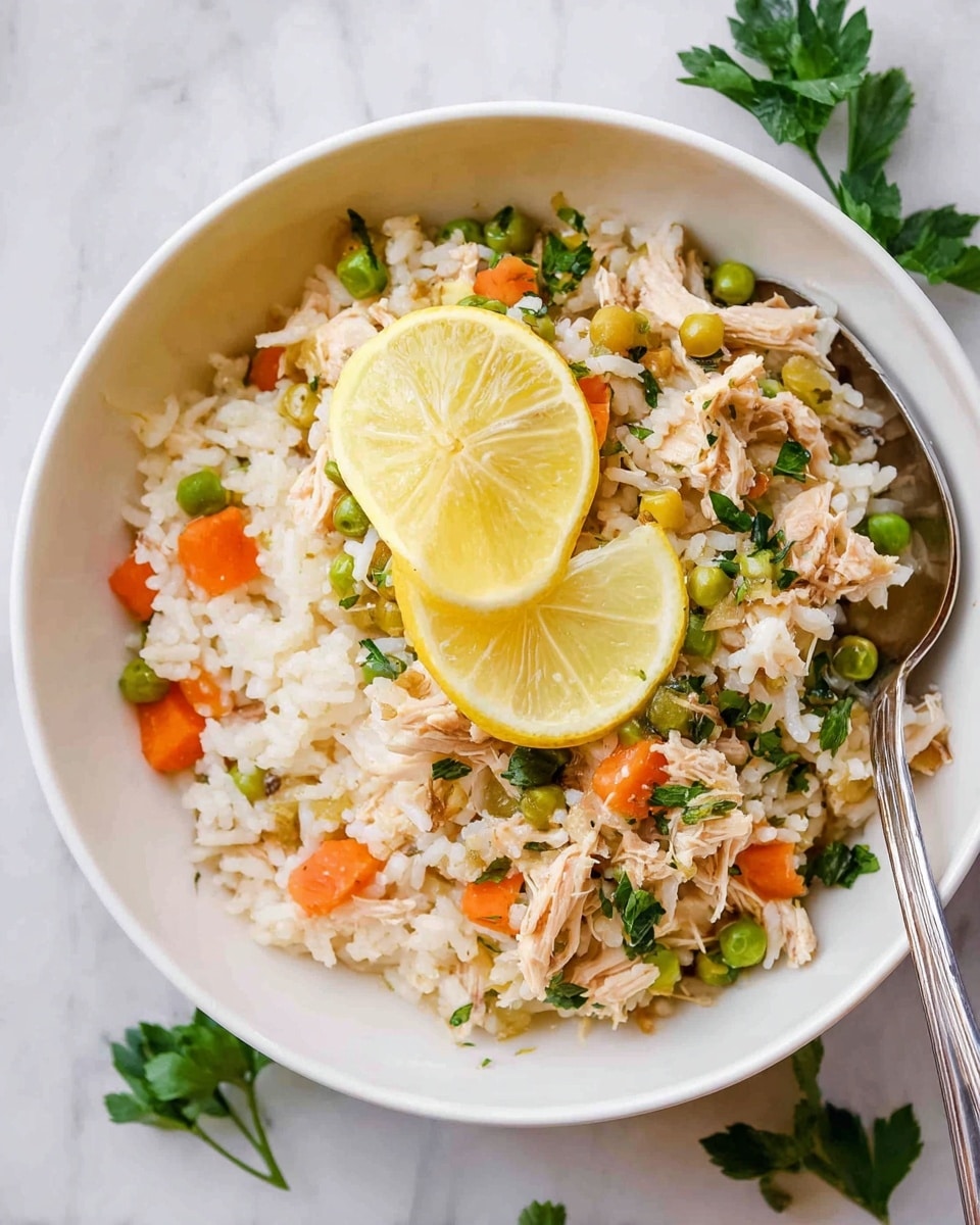 Instant Pot Lemon Chicken and Rice with Veggies Recipe