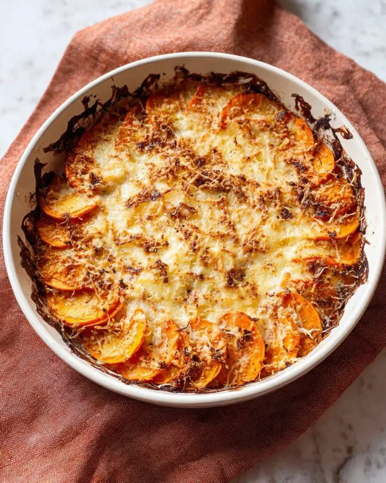 Cheesy Sweet Potato Gratin Recipe