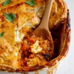 Butter Chicken Pot Pie with Flaky Puff Pastry Recipe