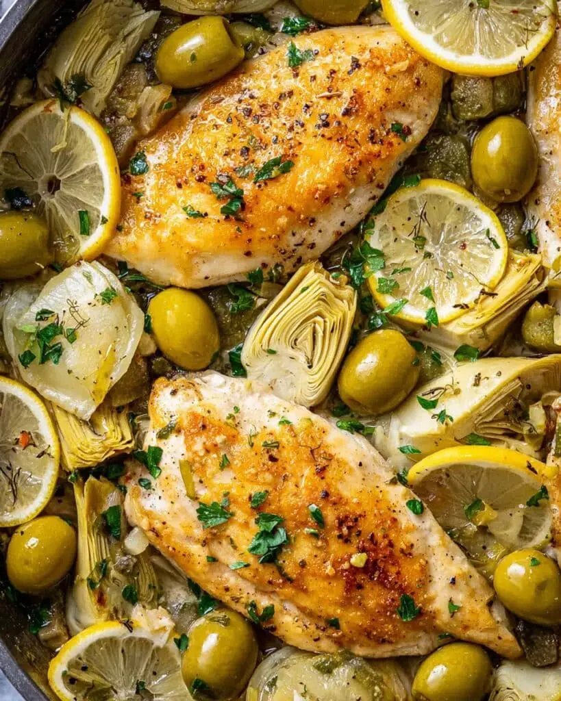 Chicken Artichoke Skillet Recipe