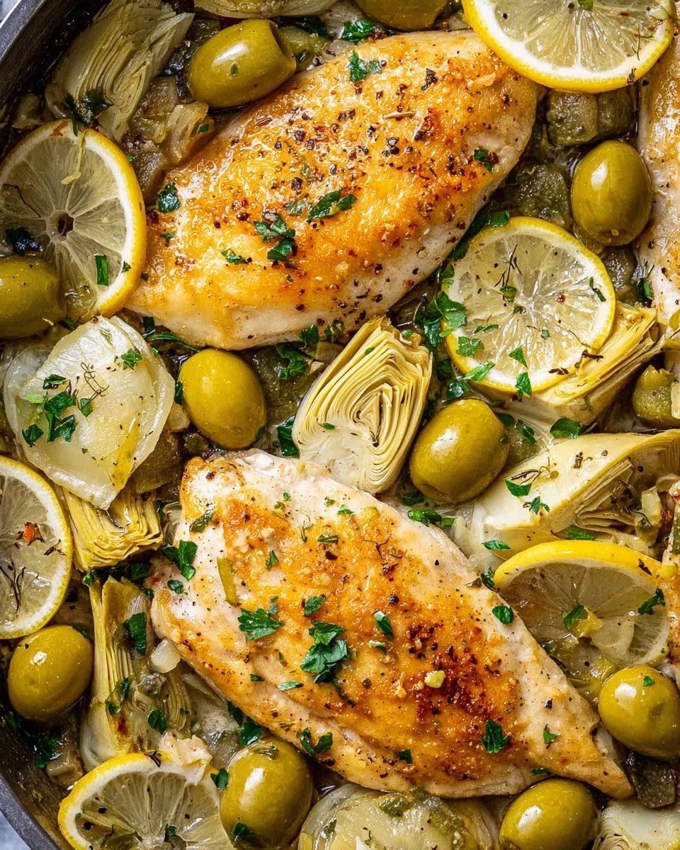 Chicken Artichoke Skillet Recipe