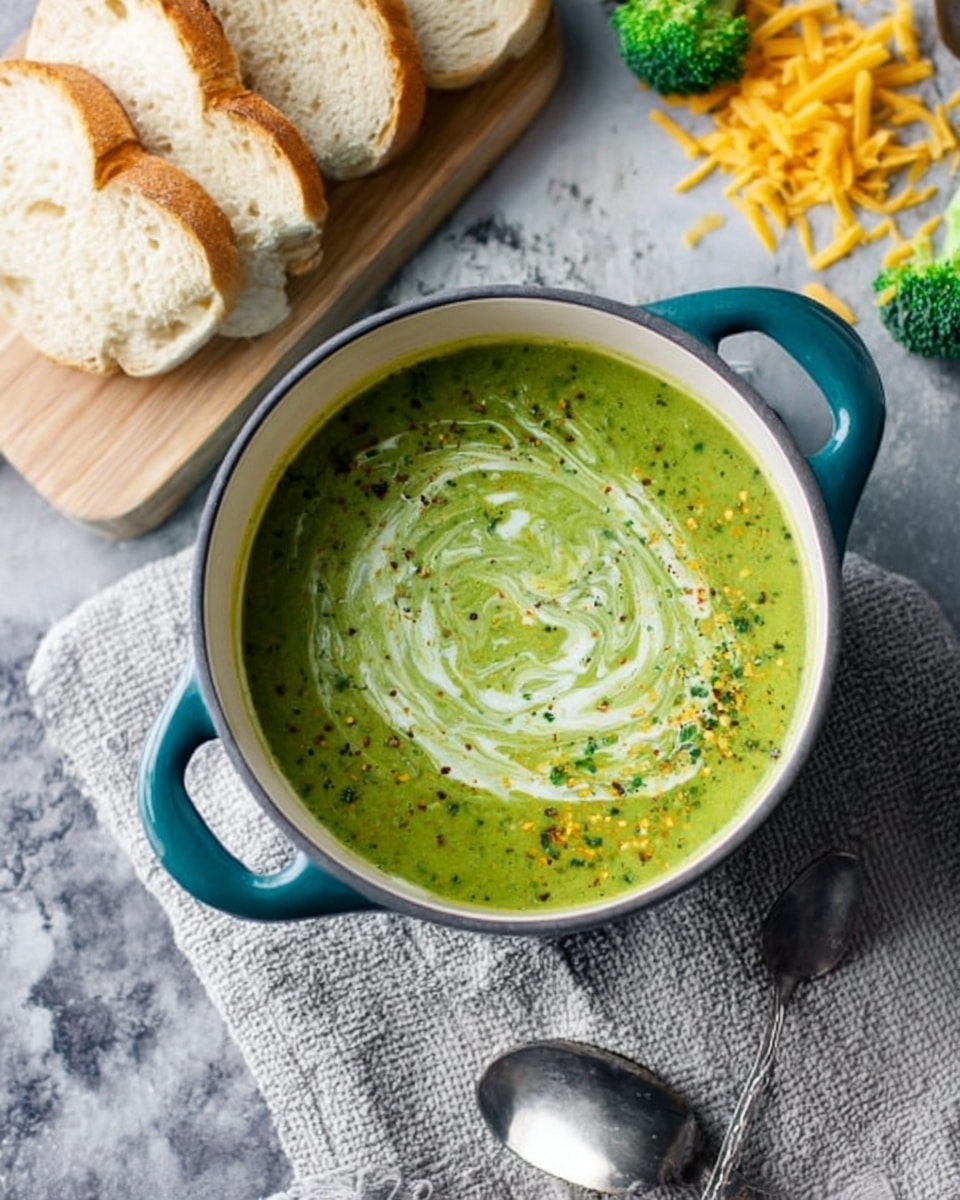 Healthy Broccoli Cheese Soup without Heavy Cream Recipe