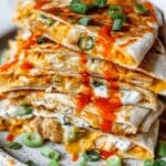 Mini Vegan Buffalo Chick’n Crunchwraps Recipe