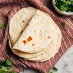 Homemade Flour Tortillas with 5 Pantry Ingredients Recipe