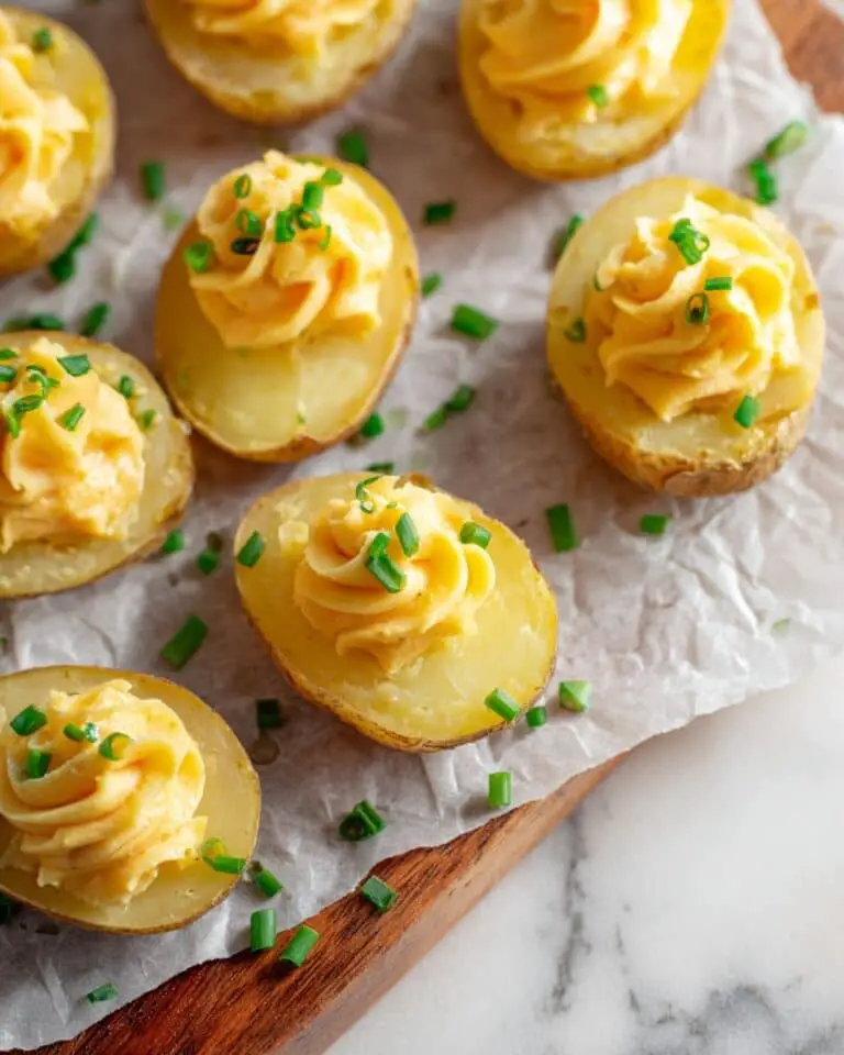 Vegan Deviled Potatoes with Creamy Filling Recipe