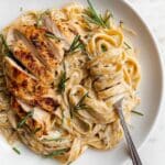 Creamy Garlic Parmesan Chicken Pasta with Lemon Recipe
